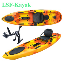 Wholesale 10ft plastic sit on top foot pedal drive fishing kayak sea fishing kayak pedal power fishing kayak price